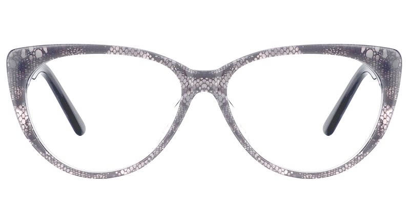 Mildred Cat Eye Gray Eyeglasses