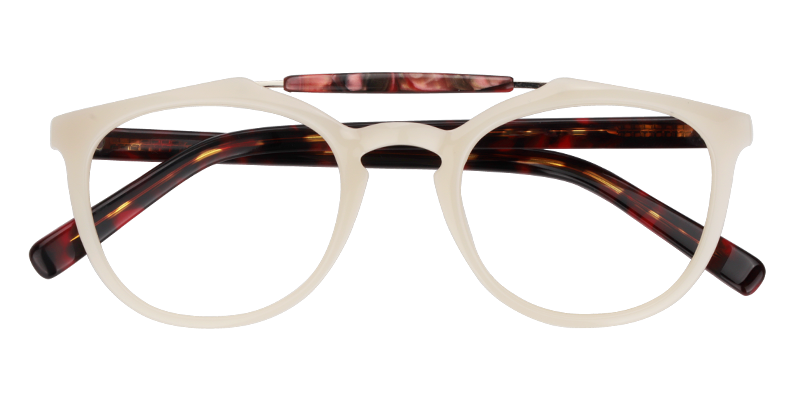 Aviator Creamy Glasses1