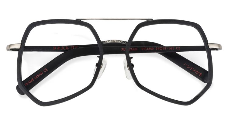 Callia Aviator Black Glasses