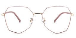 Bivins Geometric Pink Glasses0