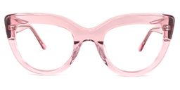 Caren Cateye Pink Glasses0