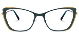 Divas Cateye Green Glasses0