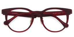 Calliste Round Red Glasses1
