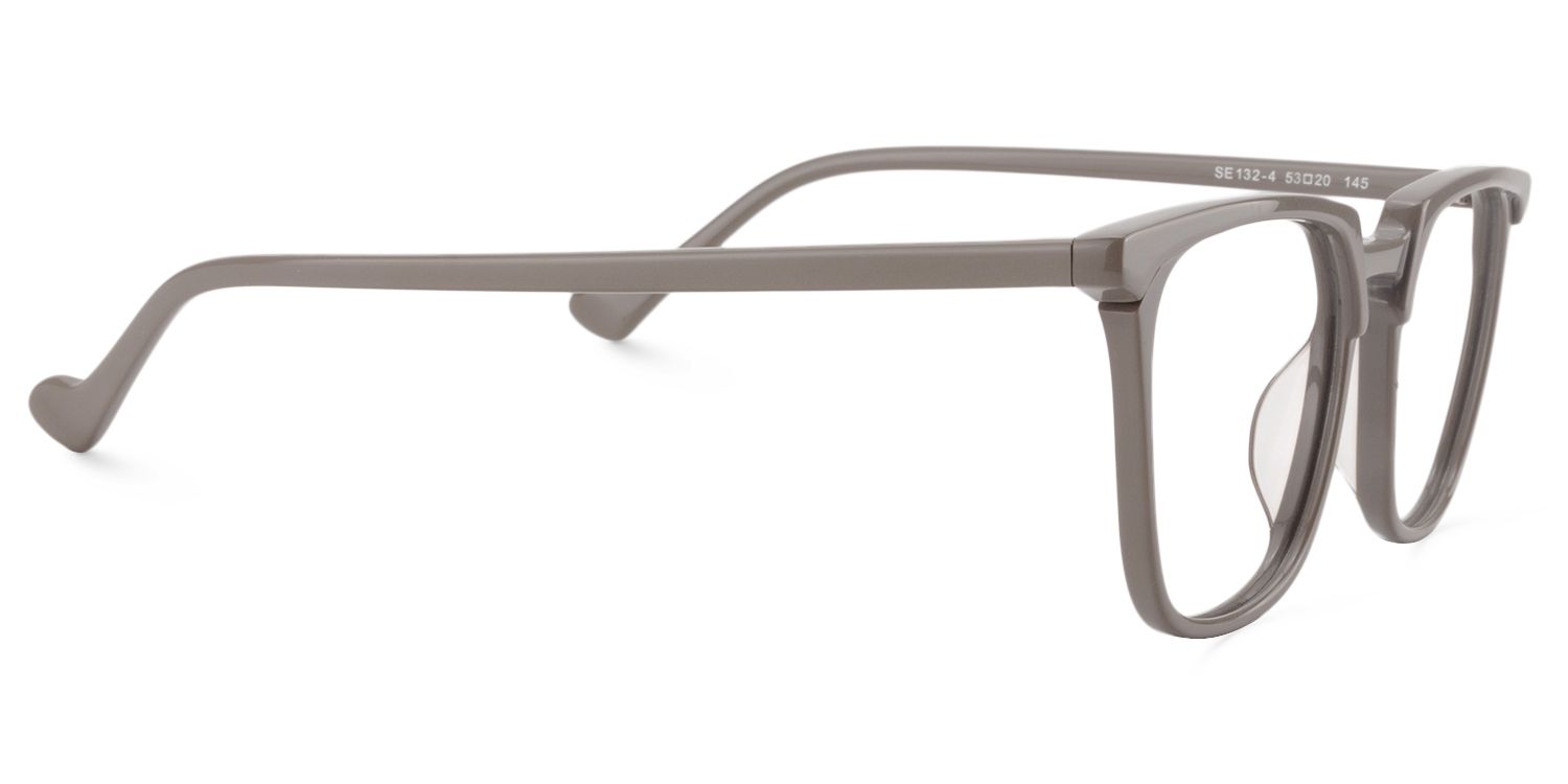 Square Gray Glasses | Zeelool Glasses4