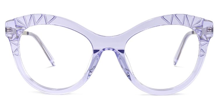 Mileva Cateye Purple Glasses