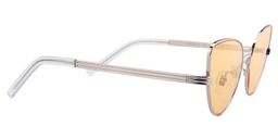 Hannah Cat-eye Silver Sunglasses4
