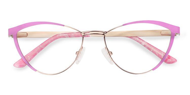 Sydney Cat Eye Pink Glasses
