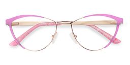 Sydney Cat Eye Pink Glasses1