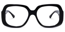 Erkrath Square Black Glasses0