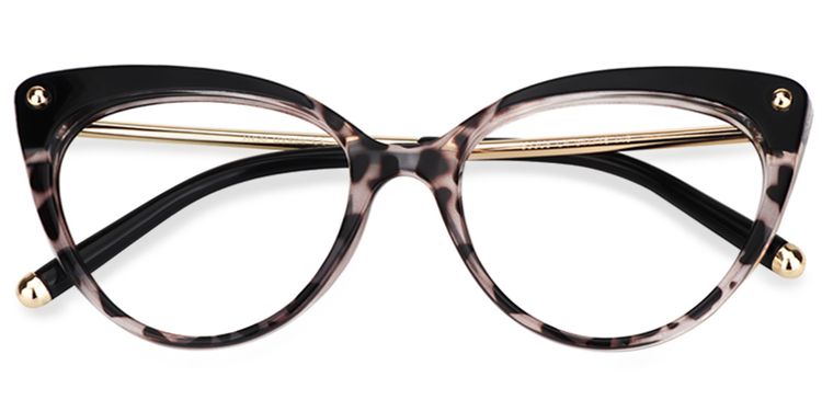 Alivia Cat Eye Black&Tortoise Glasses