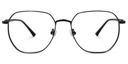 Veronica Geometric Black Glasses0