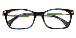 Cambria Rectangle Blue Tortoise Glasses1