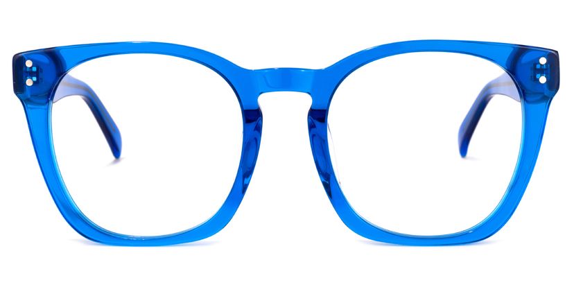 Orion Square Blue Glasses