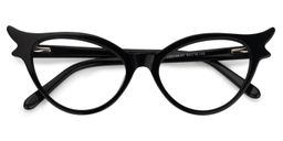 Judy Cat Eye Black Glasses1