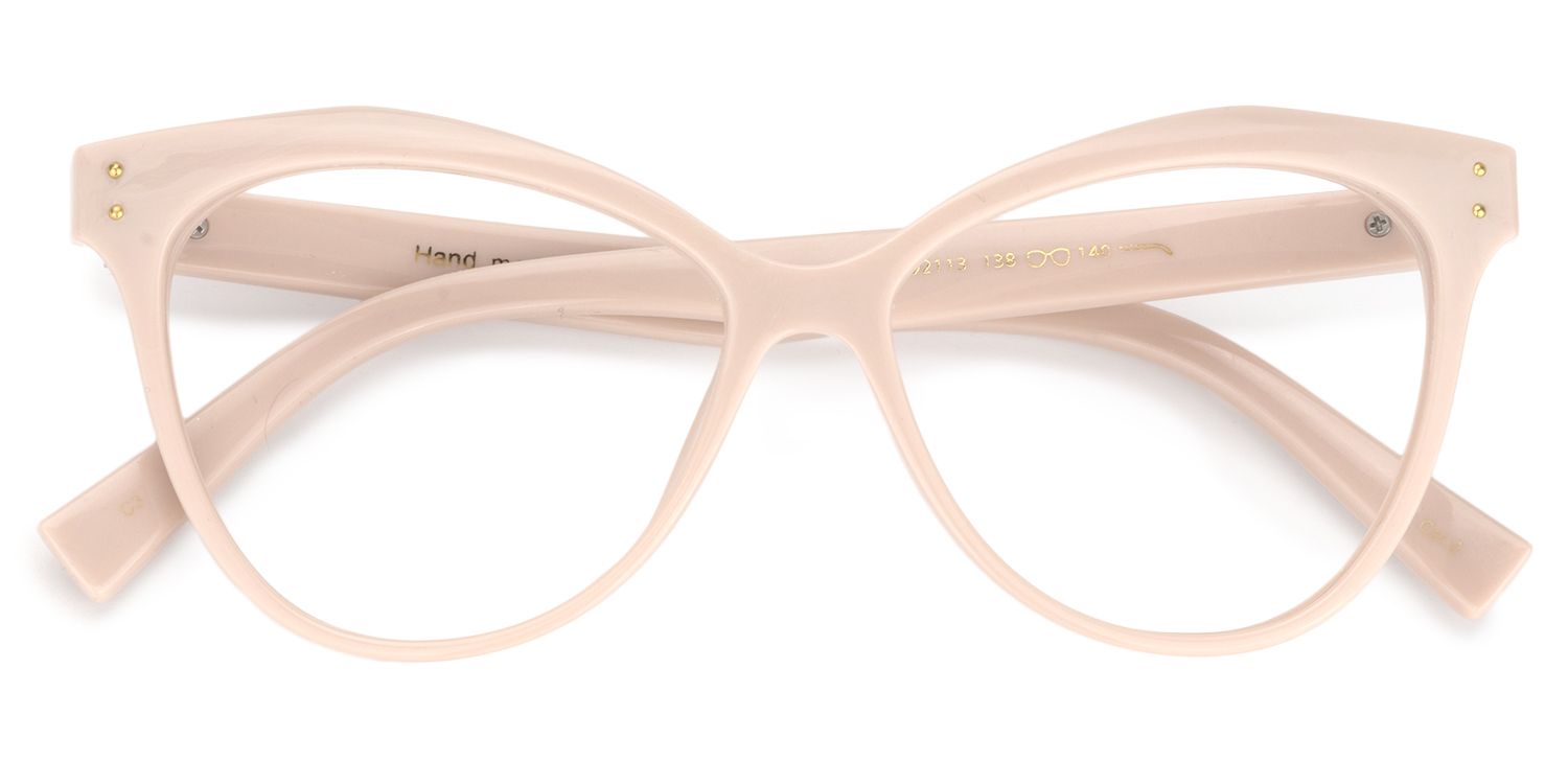 Cateye Pink Glasses | Zeelool Glasses2