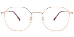 Thompson Geometric Purple Glasses0
