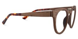 Carita Round Brown Glasses4
