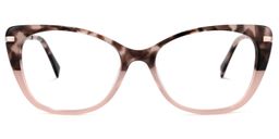 Posey Cateye Two-Tone Glasses0