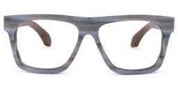 Rhonda Square Gray Glasses0