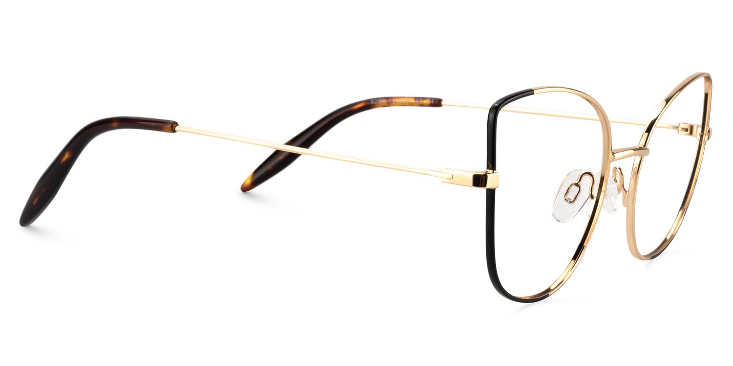Cat Eye Gold Glasses | Zeelool Glasses4