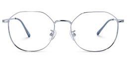 Thompson Geometric Silver Glasses0