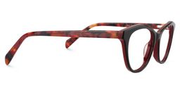 Carmelita Rectangle Black Glasses4