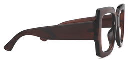 Addison Rectangle Brown Glasses4