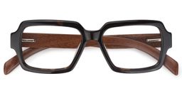 Vernon Rectangle Tortoise Glasses1