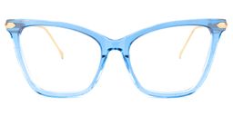 Hilary Butterfly Blue Glasses0