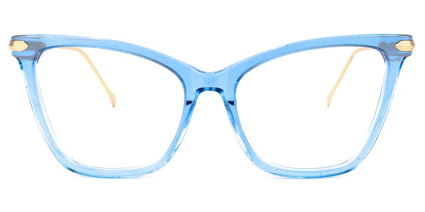 Hilary Butterfly Blue Glasses