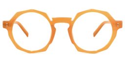 Goodwin Geometric Earthy-Yellow Glasses0
