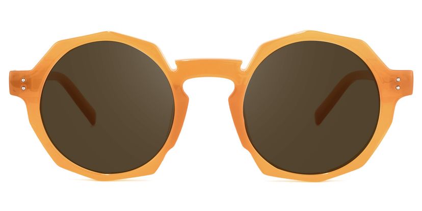Goodwin Geometric Earthy-Yellow Sunglasses