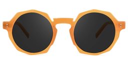 Goodwin Geometric Earthy-Yellow Sunglasses0