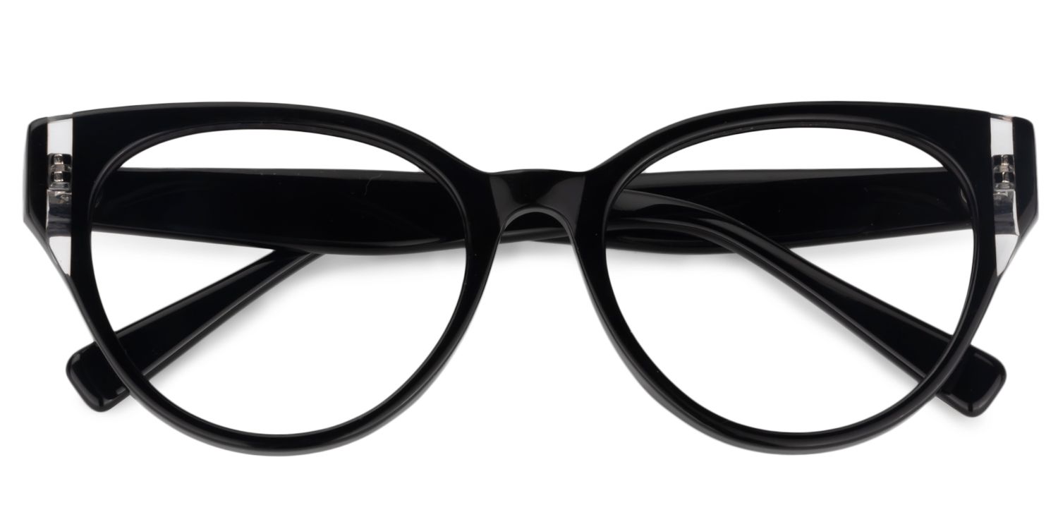 Oval Black Glasses | Zeelool Glasses1