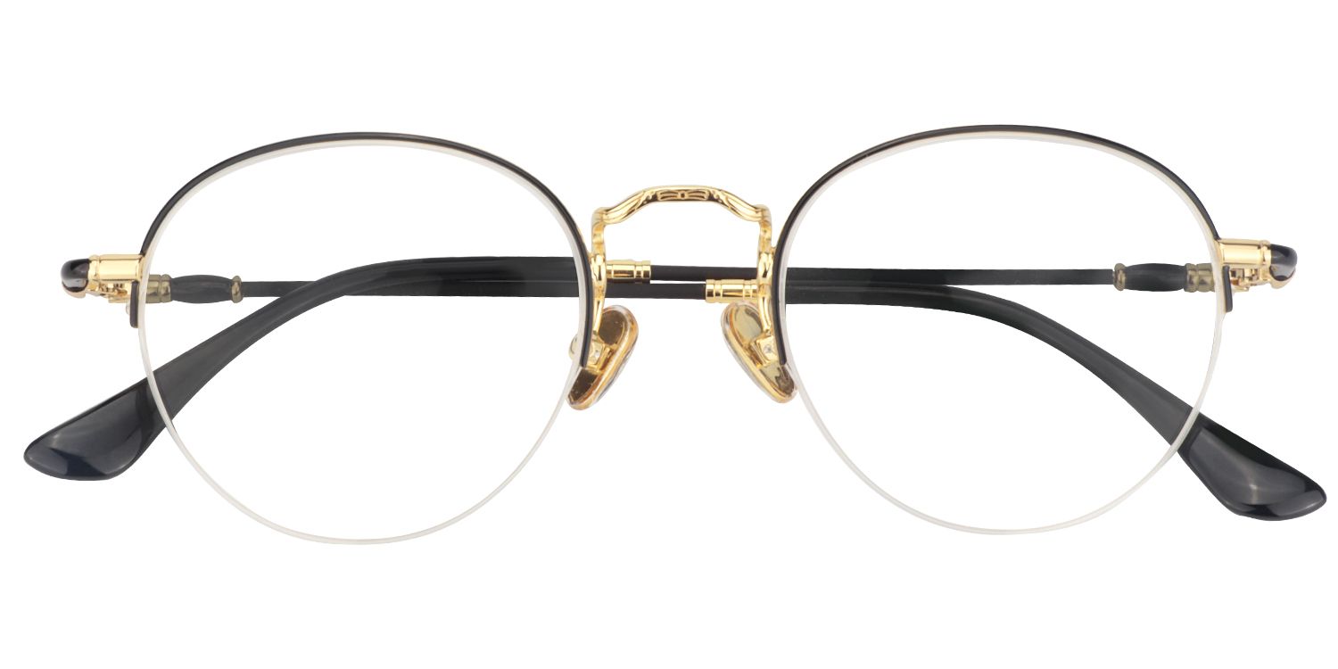 Round Black Glasses | Zeelool Glasses1