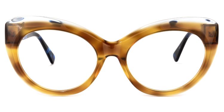 Dwarika Cateye Brown Glasses