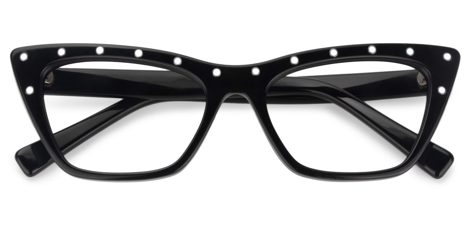 Cat Eye Black Glasses | Zeelool Glasses1