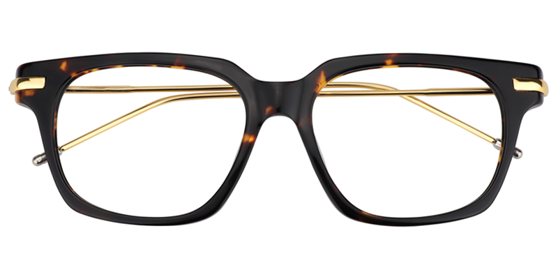 Rectangle Tortoise Glasses | Zeelool Eyeglasses Online1