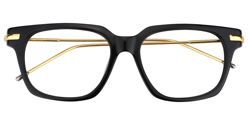 Rectangle Black Glasses | Zeelool Eyeglasses Online1