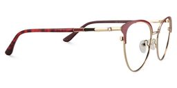 Cerise Browline Red Glasses4