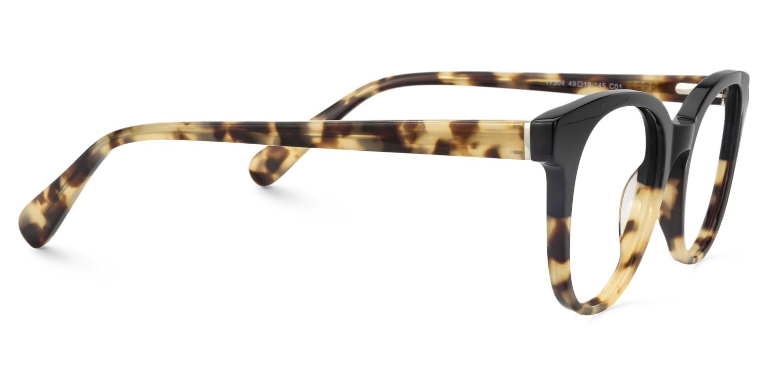 Round Tortoise Glasses | Zeelool Glasses4