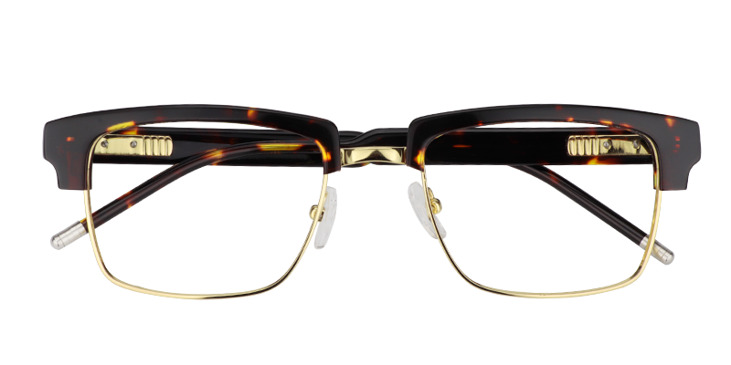Rectangle Tortoise Glasses | Zeelool Eyeglasses Online1