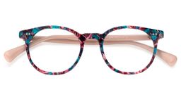 Chancella Round Floral Glasses1