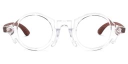 Charlie Clear Round Glasses0