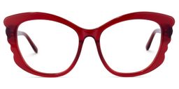 Irina Cateye Red Glasses0