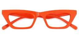 Channon Cat Eye Orange Glasses1
