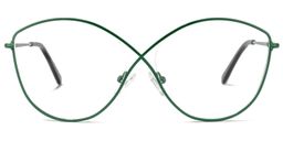 Garcia Geometric Green Glasses0