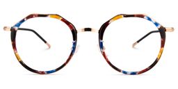 Gentry Geometric Floral Glasses0