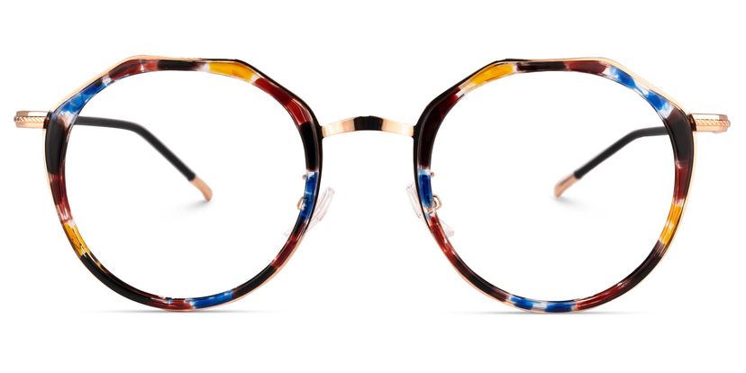 Gentry Geometric Floral Glasses