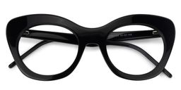 Maria Cat-eye Black Glasses1